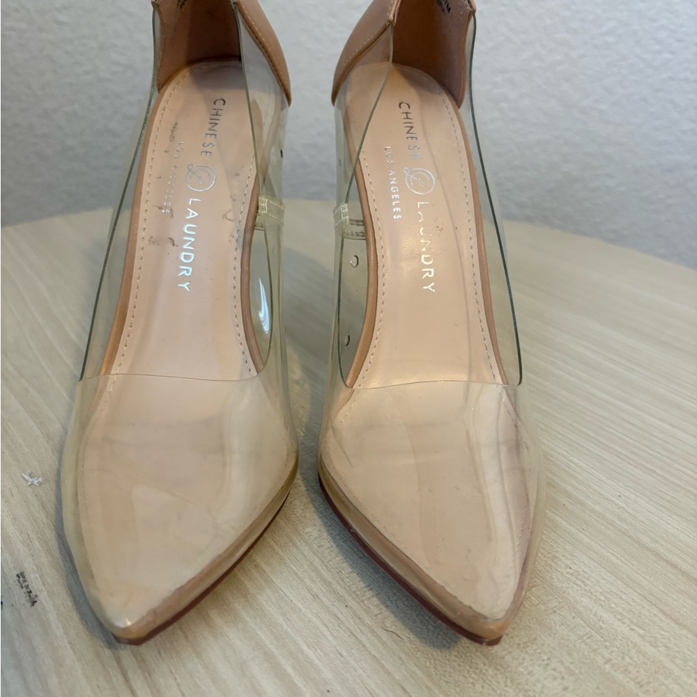 CHINESE LAUNDRY Womens Padded Saleena Pointed Toe Stiletto Slip On Dress Pumps